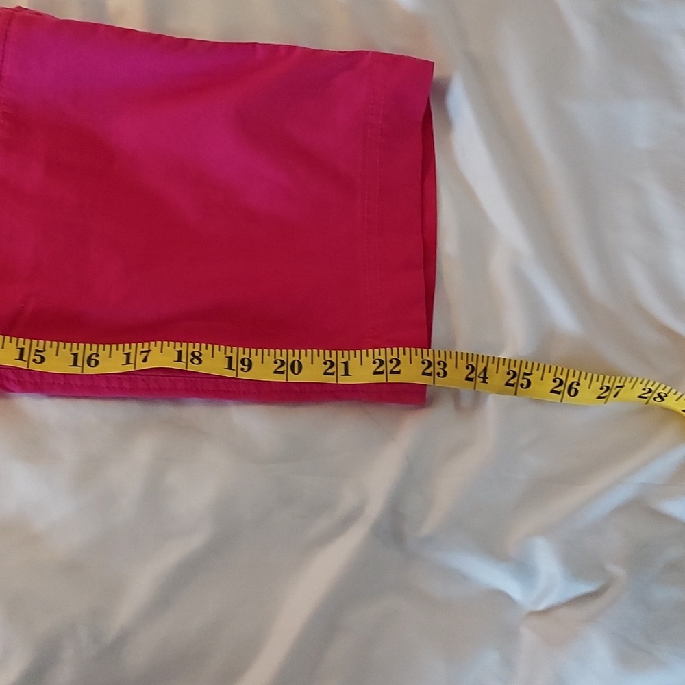 Title Nine Women's Pants Trail Mix Hot Pink Nylon Hiking Outdoor Capris 2 - Picture 8 of 12